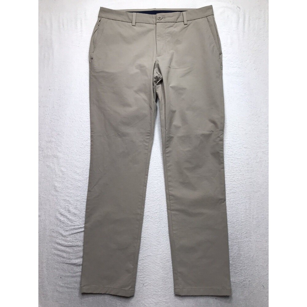 VINEYARD VINES OTG On The Go Pant Men 34/32 (36x32 fit) Beige Golf Chino Stretch